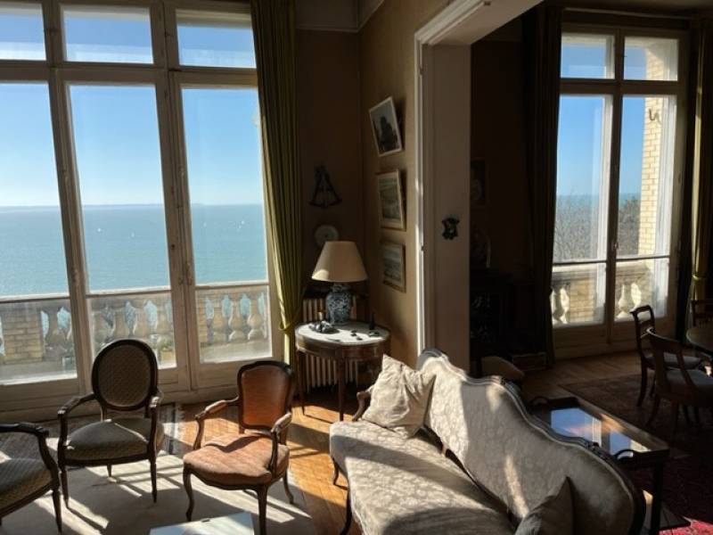 En exclusivité Appartement d'exception LE HAVRE SAINTE ADRESSE Dufayel Pleine vue mer